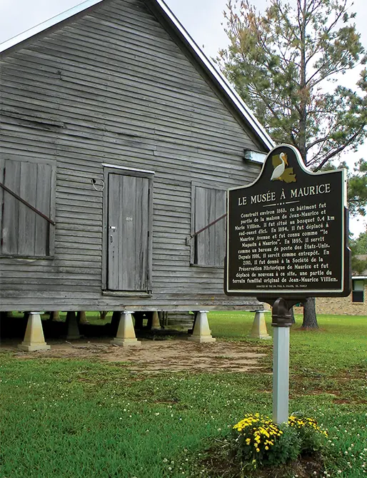 Maurice Museum Sign Maurice LA Maurice Museum in Maurice Louisiana