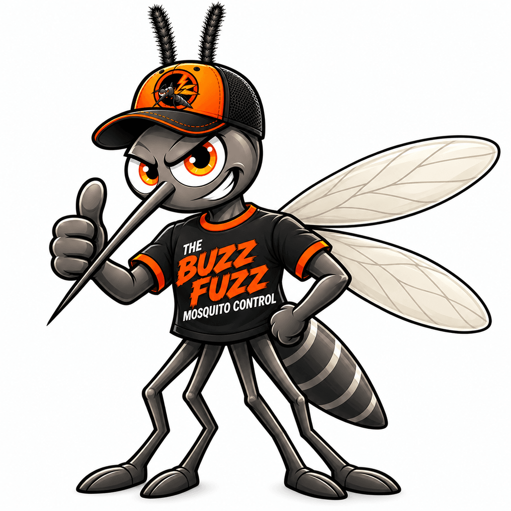 Bold Mosquito Mascot The Buzz Fuzz