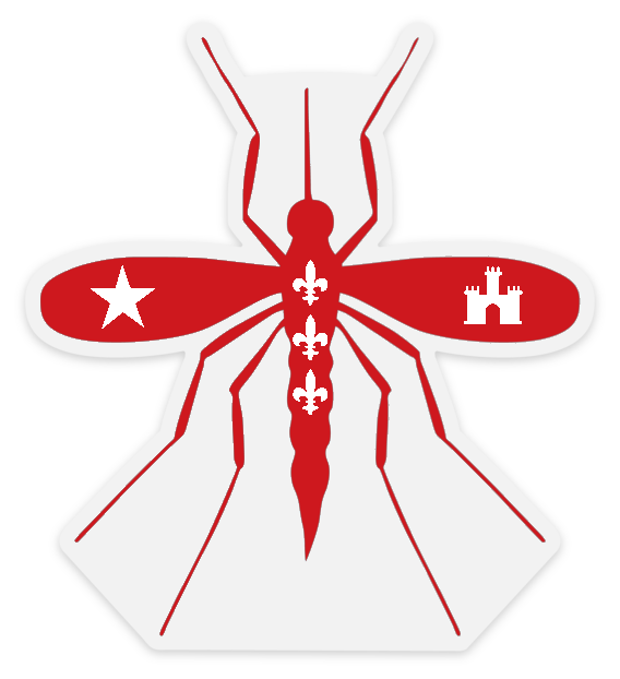 Go Cajuns Mosquito Decal